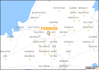 map of Fröåkra