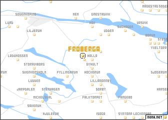 map of Fröberga