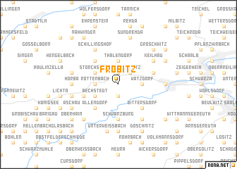 map of Fröbitz