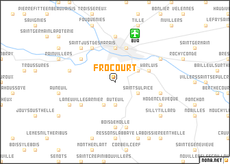 map of Frocourt