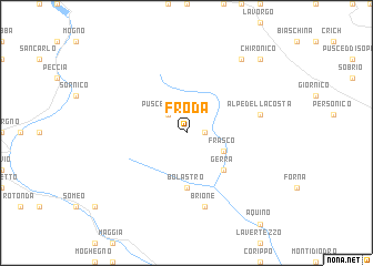 map of Froda