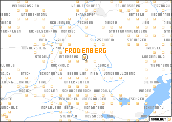 map of Frödenberg