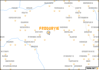 map of Froduayie