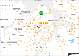 map of Frog Hollow