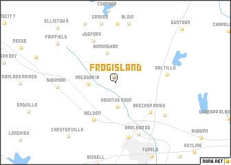 map of Frog Island
