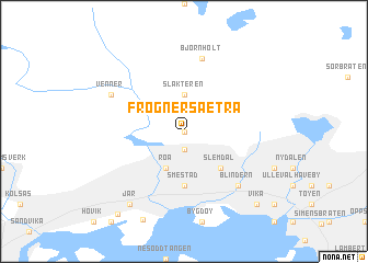 map of Frognersætra