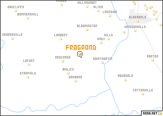 map of Frog Pond