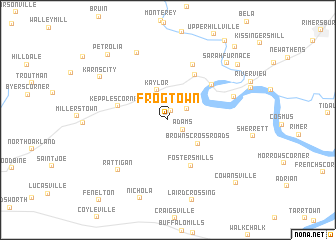 map of Frogtown