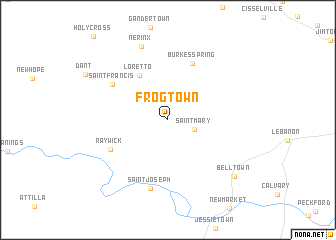 map of Frogtown