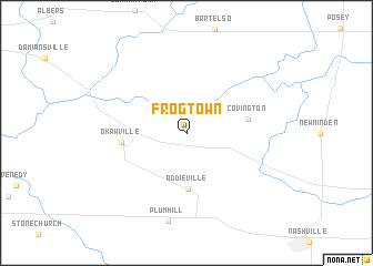 map of Frogtown