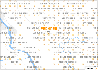 map of Frohnen