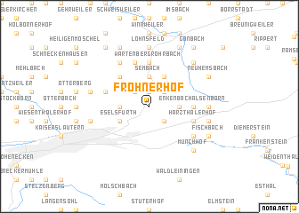 map of Fröhnerhof