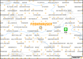 map of Frohnhausen