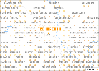 map of Frohnreuth