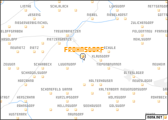 map of Frohnsdorf