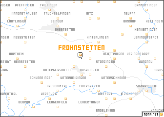 map of Frohnstetten