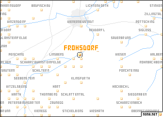 map of Frohsdorf