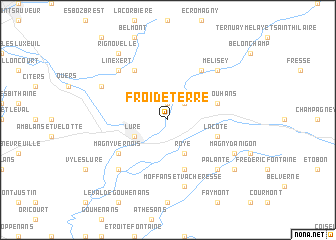 map of Froideterre