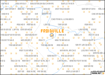 map of Froidville