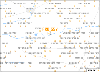 map of Froissy