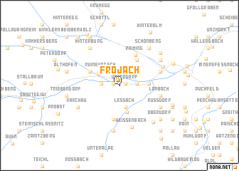 map of Frojach