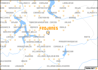 map of Frojanes