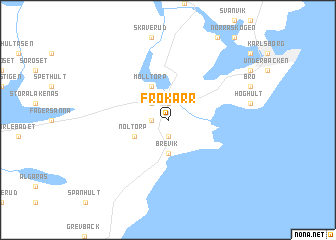 map of Frökärr