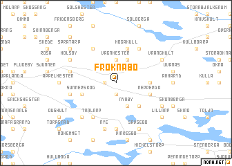 map of Fröknabo