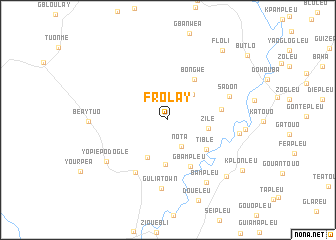 map of Frolay