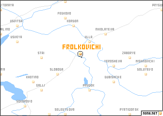 map of Frolkovichi