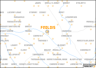 map of Frôlois