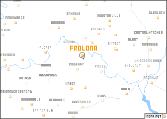 map of Frolona