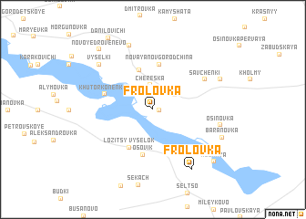 map of Frolovka