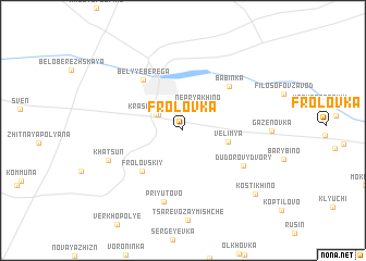 map of Frolovka