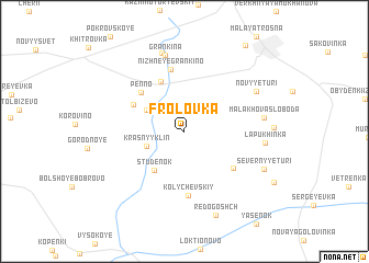 map of Frolovka