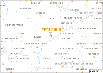 map of Frolovka