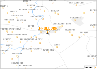 map of Frolovka