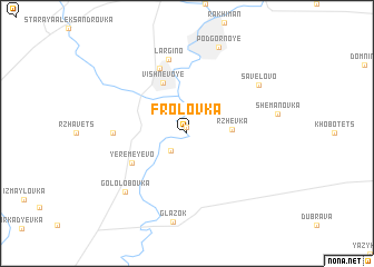 map of Frolovka