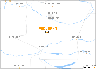 map of Frolovka