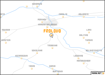 map of Frolovo