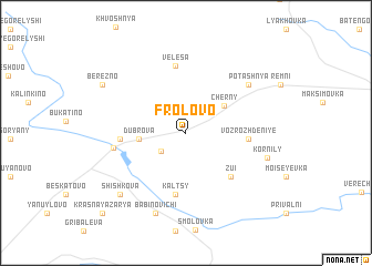 map of Frolovo