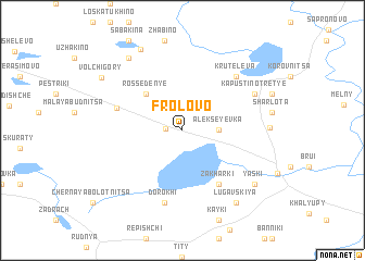 map of Frolovo