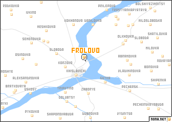 map of Frolovo