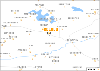 map of Frolovo