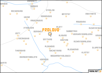 map of Frolovo