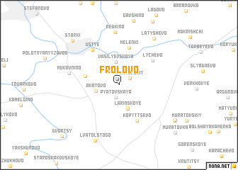 map of Frolovo