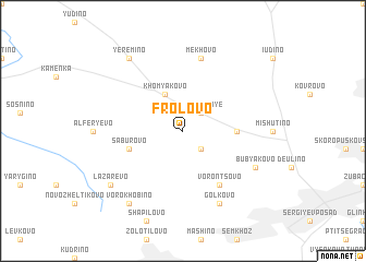 map of Frolovo