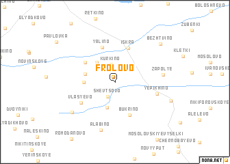 map of Frolovo
