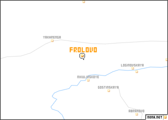 map of Frolovo