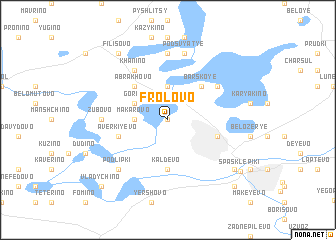 map of Frolovo